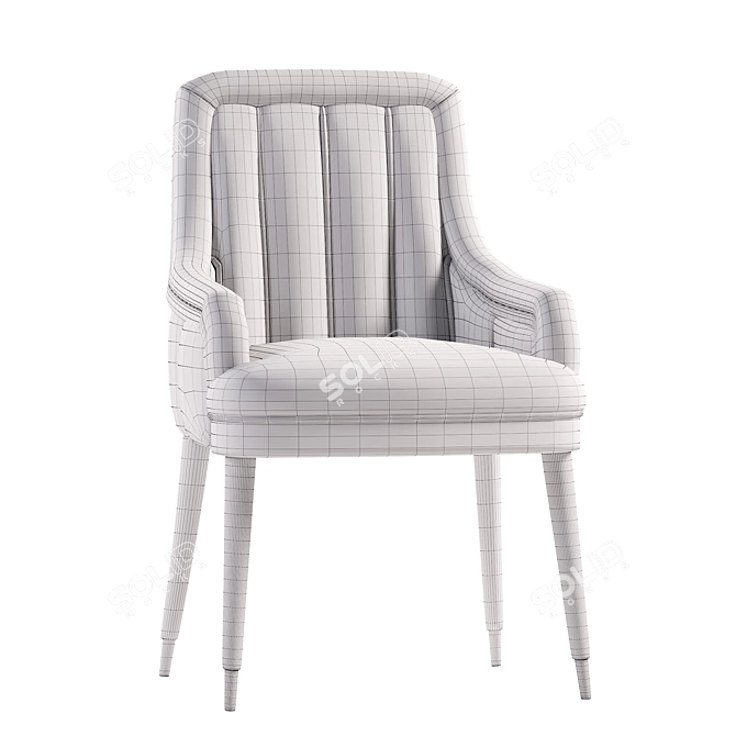 Modern Dining Chair: Sleek and Stylish 3D model image 5