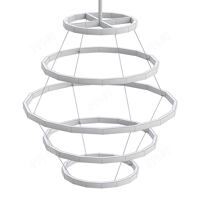 Eichholtz Elements Chandelier: Timeless Elegance 3D model image 2