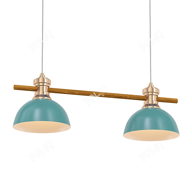 Scandinavian Style Bar Pendant 3D model image 1