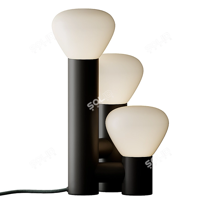 PARC 06 Table Lamp: Elegant Illumination by Lambert & Fils 3D model image 3