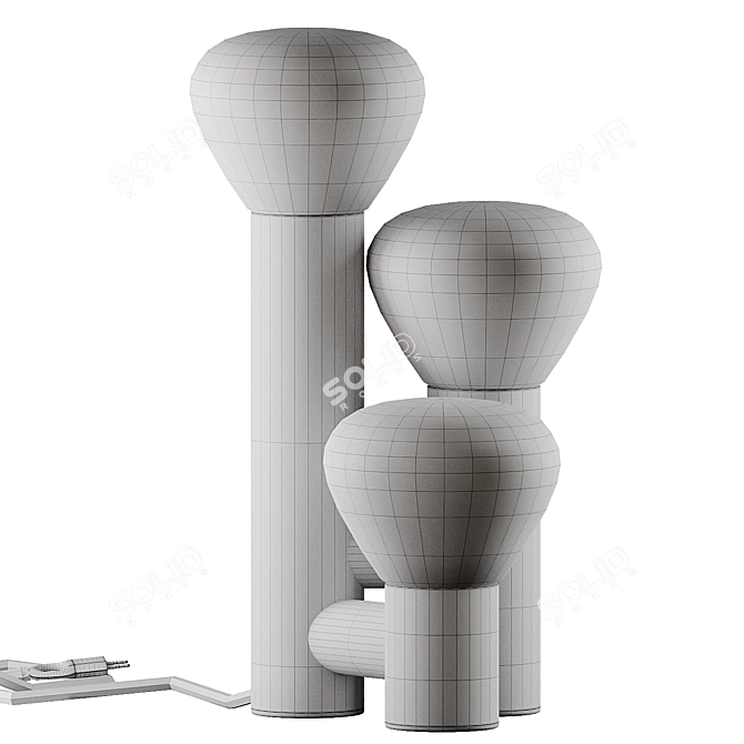 PARC 06 Table Lamp: Elegant Illumination by Lambert & Fils 3D model image 4
