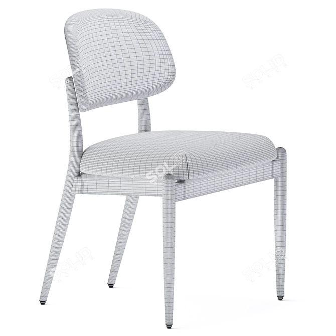 Stellar Works Slow Side Chair: Modern Elegance 3D model image 3