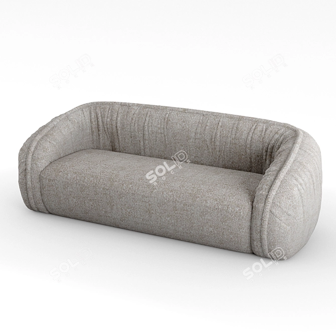 Luxurious Louna Sofa for Modern Living 3D model image 4