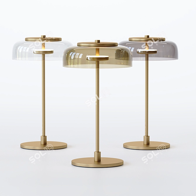 Elegant Nuura Blossi Table Lamp 3D model image 1