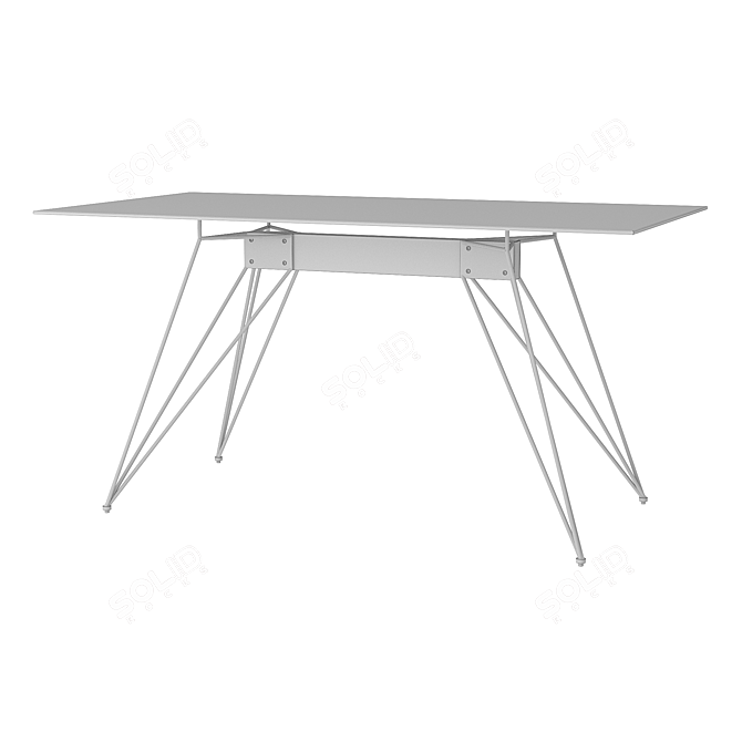 Modern Katanni Dining Table by AMF 3D model image 7