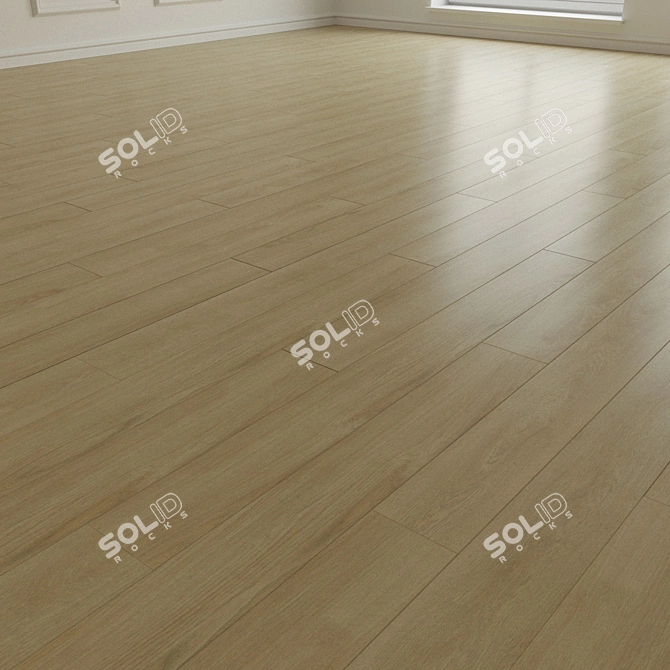 Authentic Select Midland Oak Laminate 3D model image 2