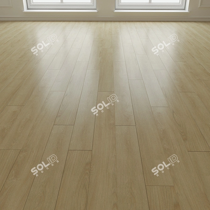 Authentic Select Midland Oak Laminate 3D model image 3