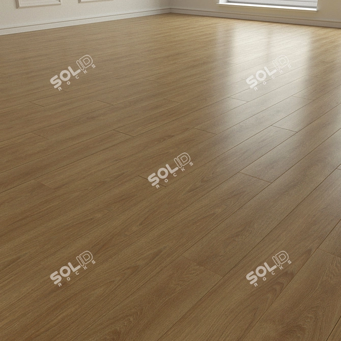 Premium Laminate Flooring: Select Midland Oak 22821 3D model image 2