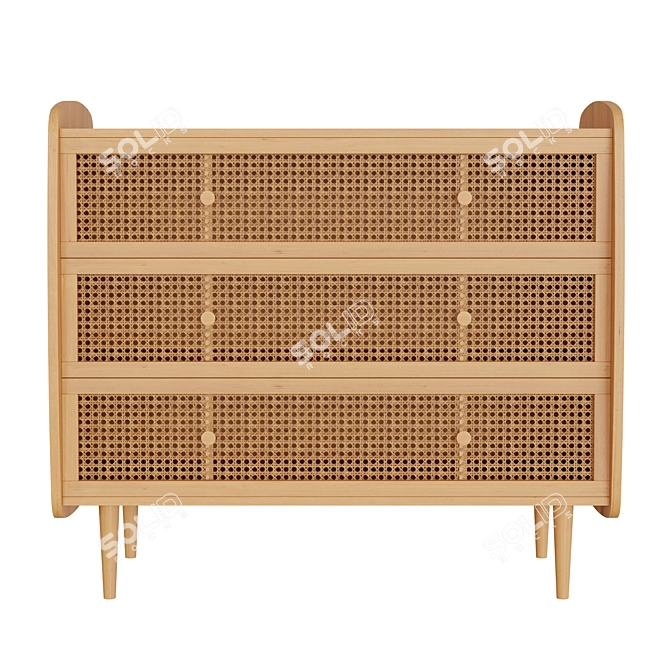 Laredoute Tempa Chest: Slick and Spacious 3D model image 2