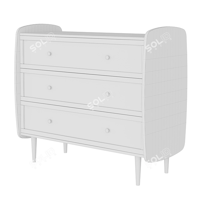 Laredoute Tempa Chest: Slick and Spacious 3D model image 3