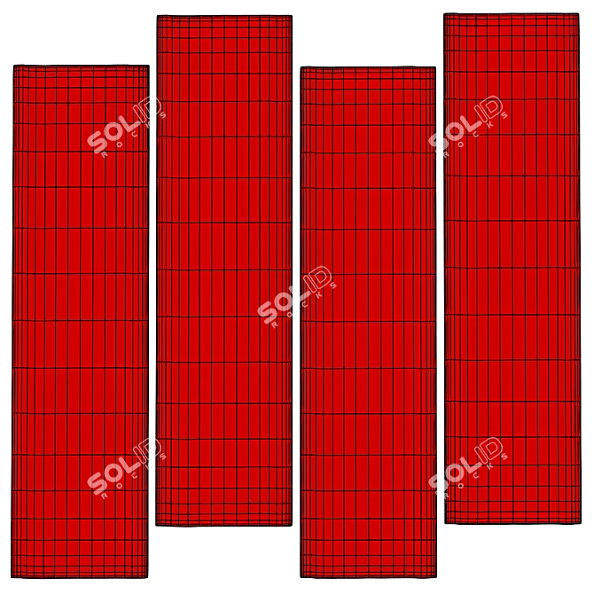 Stylish Carpet Runners | 80x300cm 3D model image 2