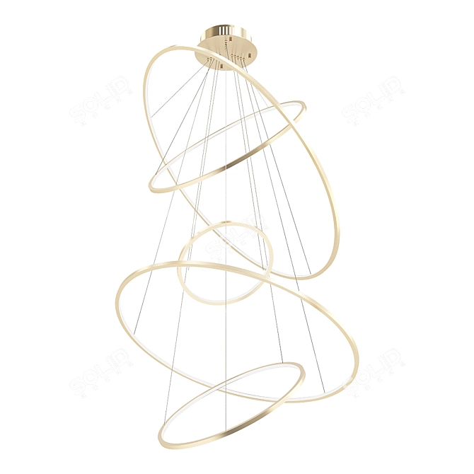 Lohja Chandelier: Stunning Design 3D model image 1