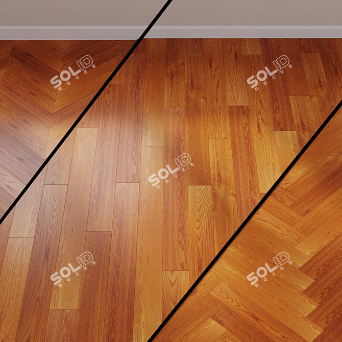 GOODWIN Oak Kalahari Parquet Board 3D model image 1