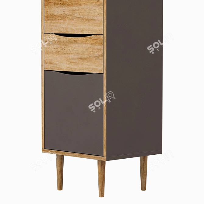 Stylish Rack for Organization 3D model image 2