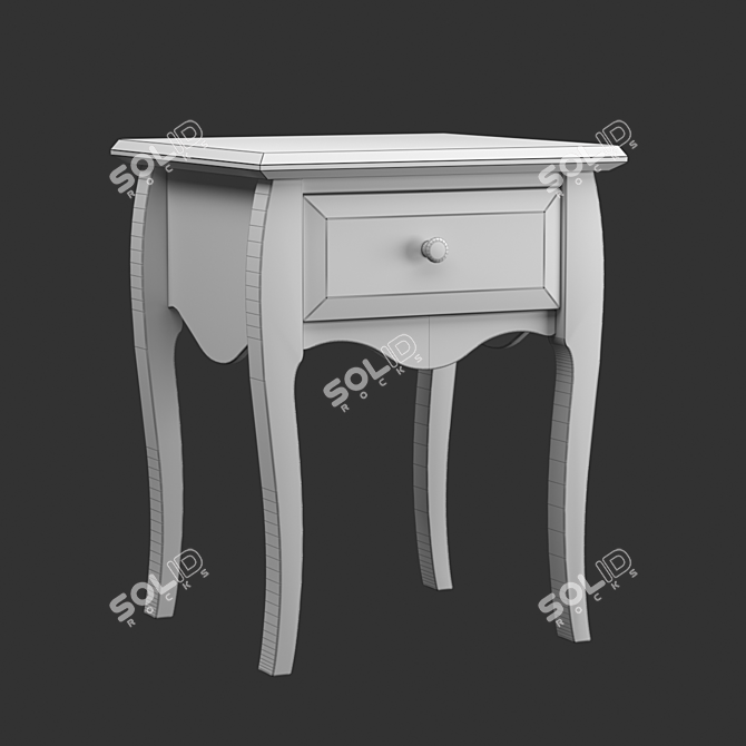 Elegant Lison Bedside Table - La Redoute Intérieurs 3D model image 2