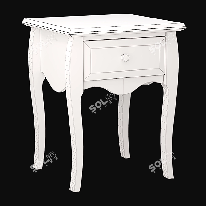 Elegant Lison Bedside Table - La Redoute Intérieurs 3D model image 6