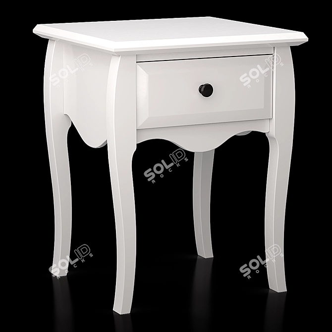 Elegant Lison Bedside Table - La Redoute Intérieurs 3D model image 7