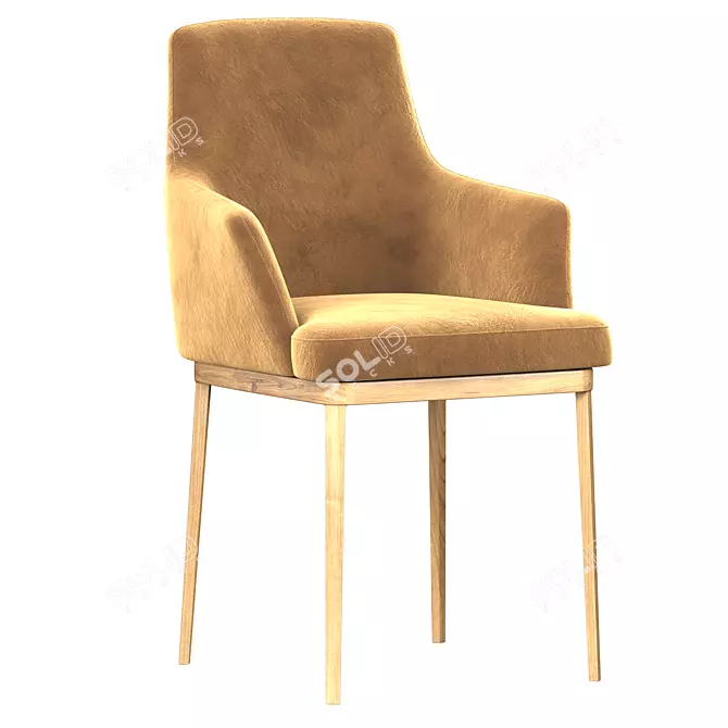 Elegant Poliform Sophie Armchair 3D model image 1