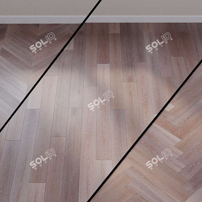 Eclipse Oak Parquet Board 3D model image 1