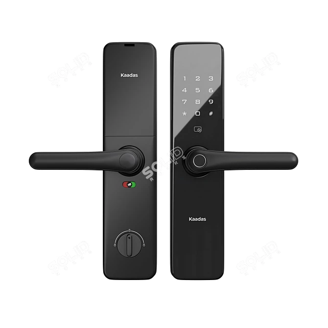 Kaadas S100: Stylish Lever Smart Lock 3D model image 7