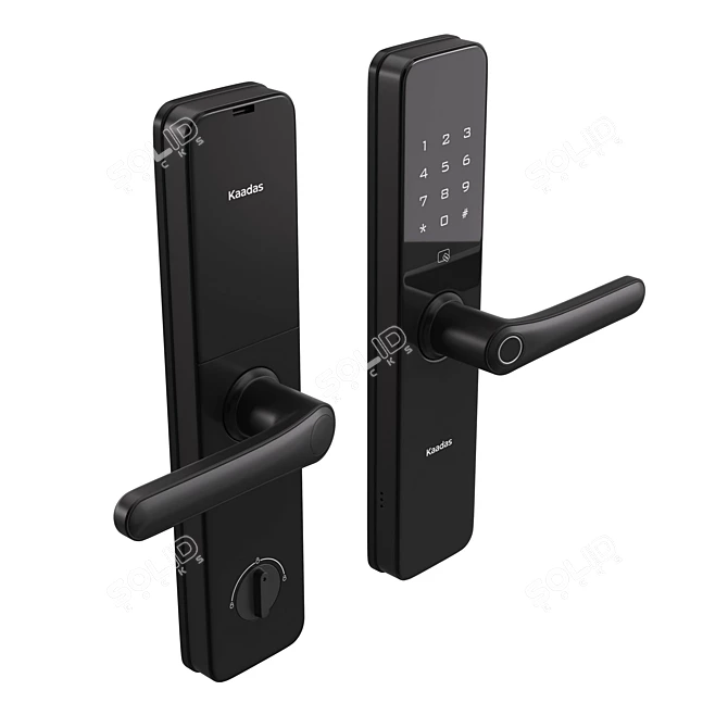 Kaadas S100: Stylish Lever Smart Lock 3D model image 8