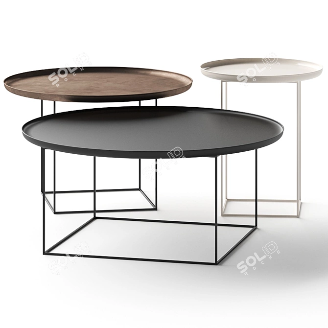 Norr11 Duke Coffee Tables: Modern Elegance for Any Space 3D model image 1