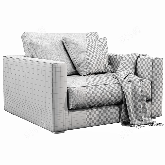 Modern Linteloo Mauro LoveSeat: Elegant & Comfortable 3D model image 3