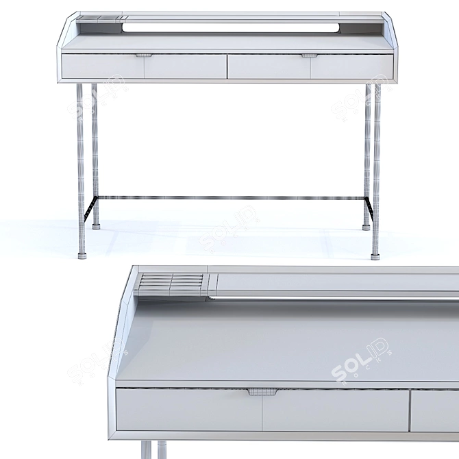 Ravello Desk: Stylish and Functional 3D model image 2