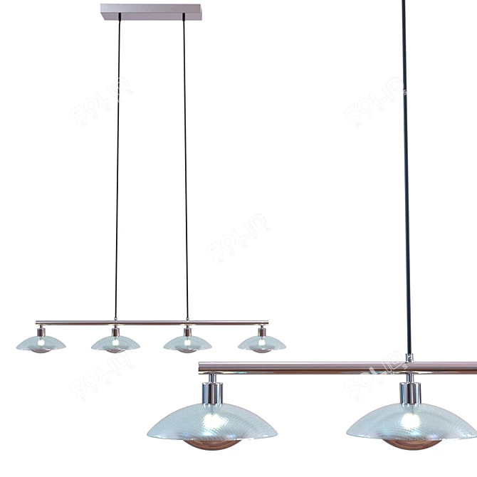 Modern UFO Dining Pendant Lamp 3D model image 1