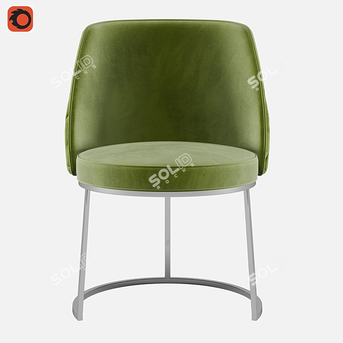 Modern Stockholm Chair ST06: Stylish Geometric Design 3D model image 1