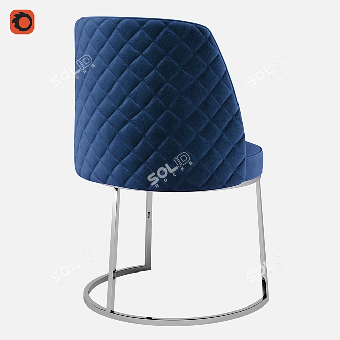 Modern Stockholm Chair ST06: Stylish Geometric Design 3D model image 3