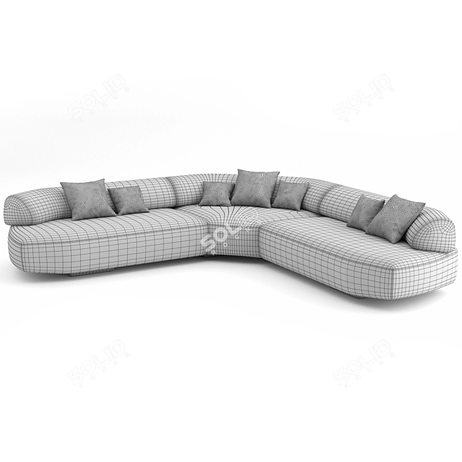 Gorgeous Gogan Sofa 05: Moroso Elegance 3D model image 3