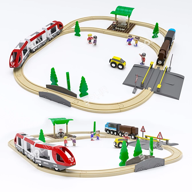 BRIO Toy Set: Endless Fun. 3D model image 1