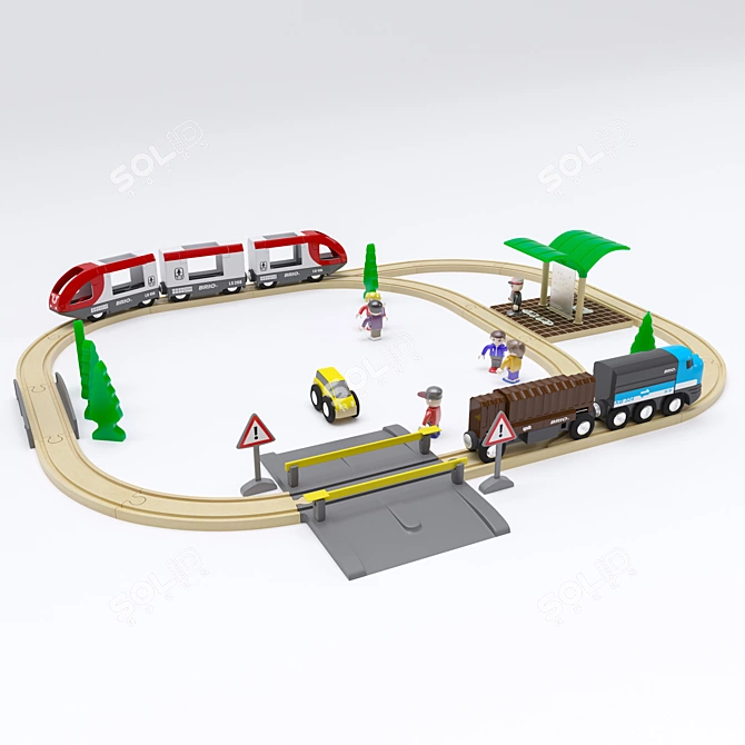 BRIO Toy Set: Endless Fun. 3D model image 4