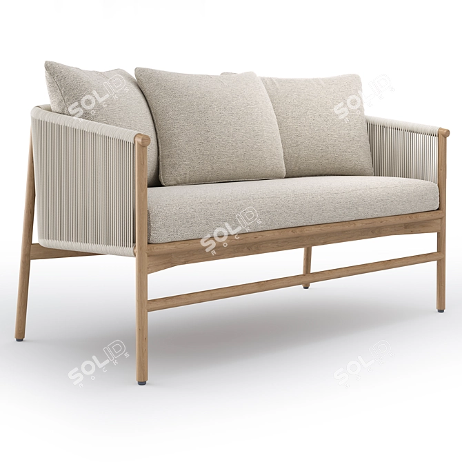 Elegant Slettvoll Amy Sofa 3D model image 6