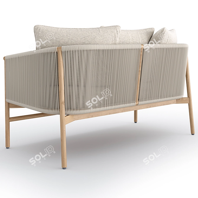 Elegant Slettvoll Amy Sofa 3D model image 9