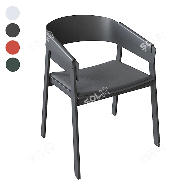 Elegant Designer Chairs: Levanessy 3D model image 1