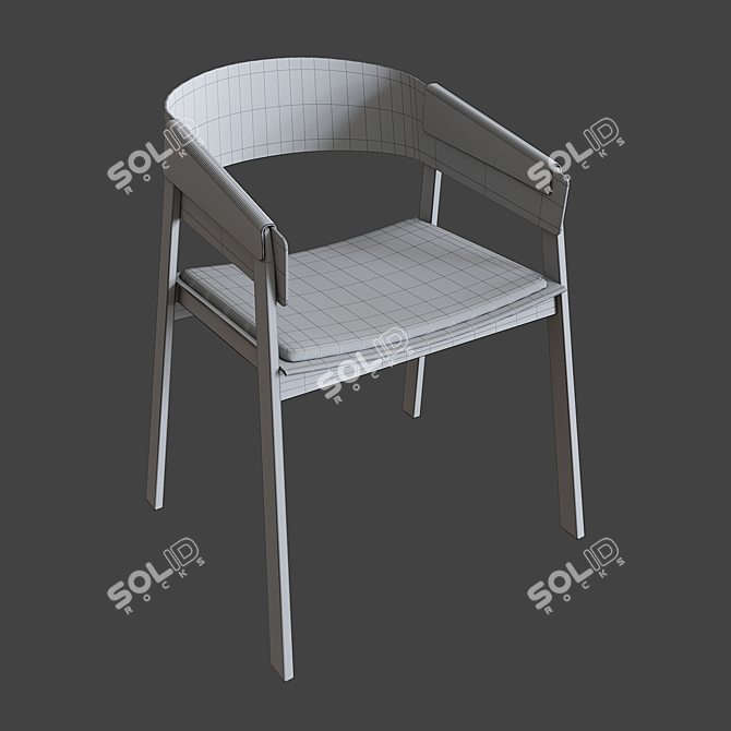 Elegant Designer Chairs: Levanessy 3D model image 4