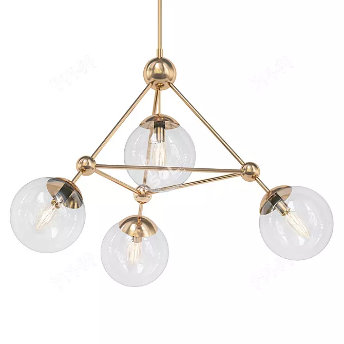 Coralie 4 - Geometric Glamour 3D model image 1