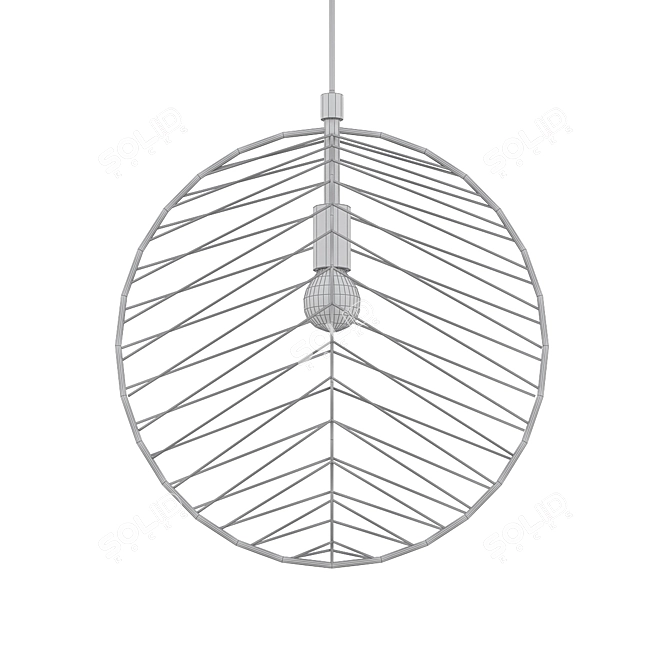 Ren Wil Ragtime Pendant: Modern Industrial Chic 3D model image 2