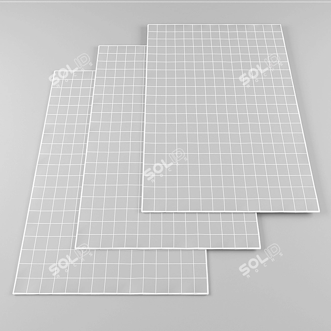 High-Resolution Carpets Bundle 3D model image 2