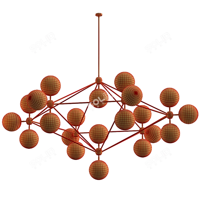 Modo 21: Elegant Lighting Fixture 3D model image 2