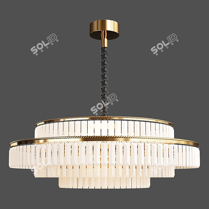 Elegant Charles Chandelier: V-Ray Render 3D model image 1