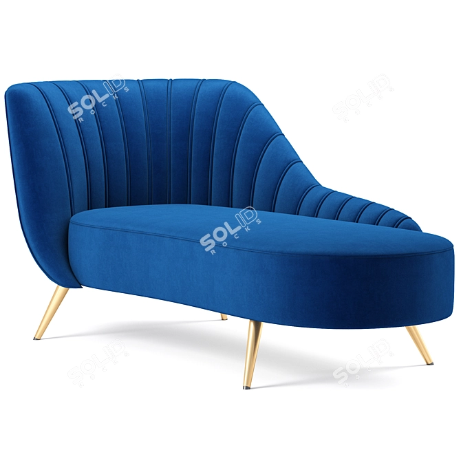 Luxurious Margo Chaise: Elevated Comfort 3D model image 2