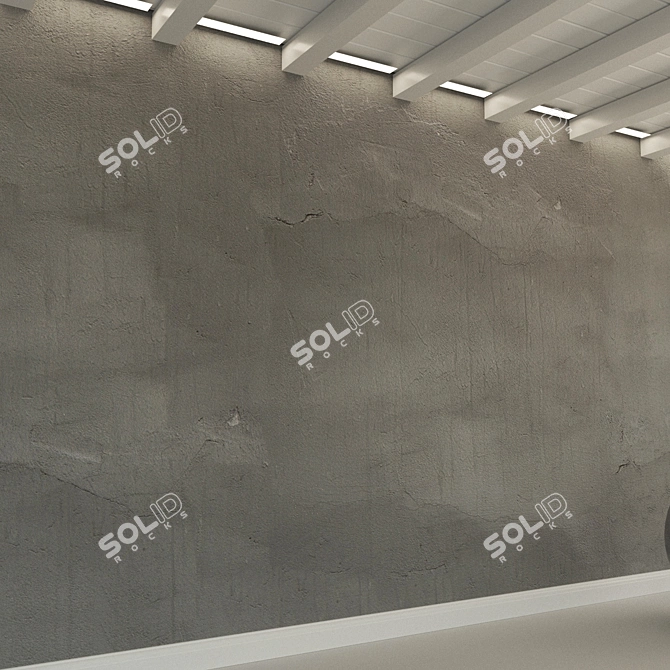 Title (English): Rustic Concrete Wall Texture

Title (Russian): Старинный Рельефный Бетонный 3D model image 2