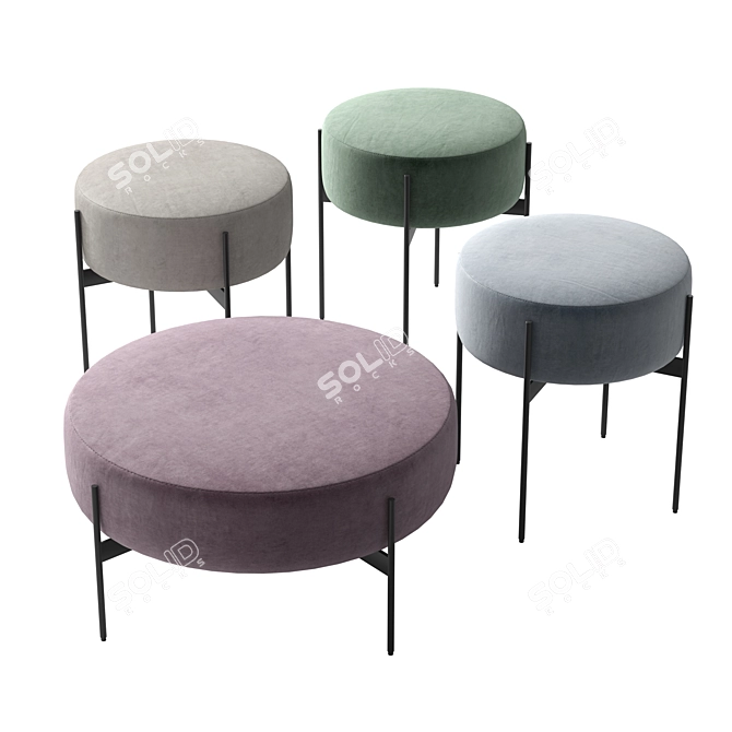 Elevate Your Comfort with Madura's Artus Footrest 3D model image 1