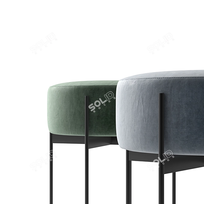 Elevate Your Comfort with Madura's Artus Footrest 3D model image 2