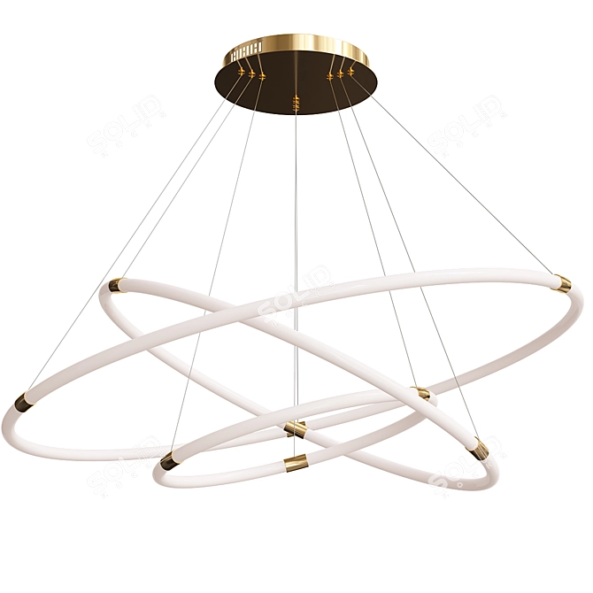 Elegant Oracle A Chandelier 3D model image 3