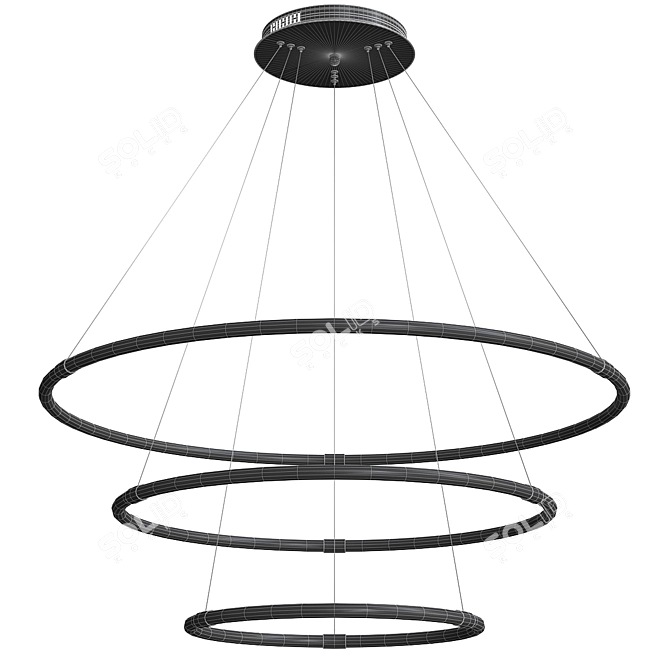 Elegant Oracle A Chandelier 3D model image 4