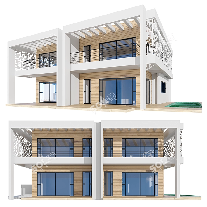 Luxury Israeli Home 3D model image 1